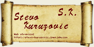 Stevo Kuruzović vizit kartica
